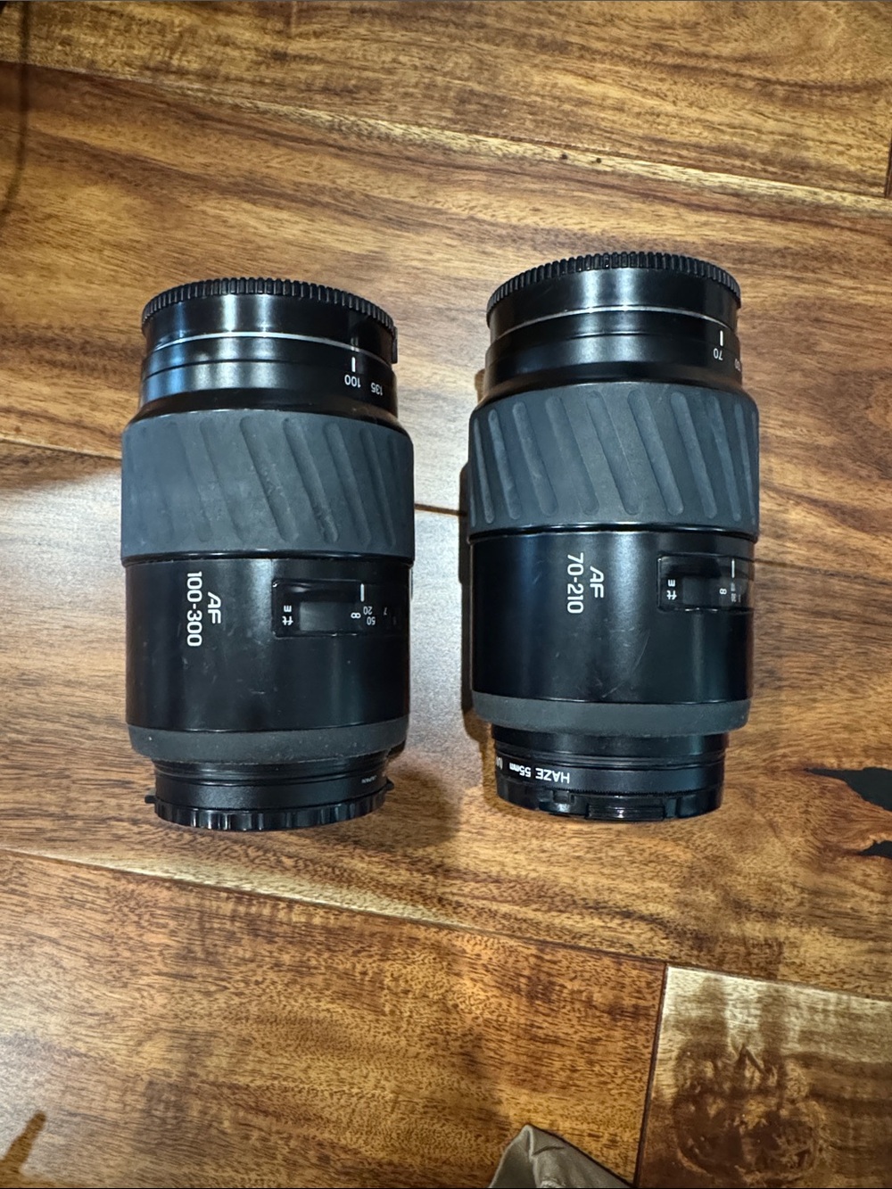 Telephoto AF 70-210mm and 100-300mm Lenses - Black
